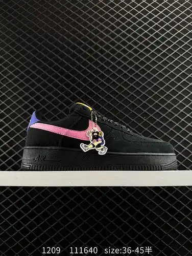 2poopoooo nuevos productos oficiales nivel corporativo Nike Air Force 1yu x27poo7 polvo negro conjun
