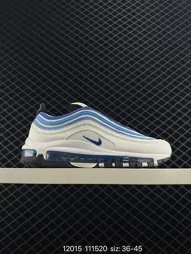 Zapatos casuales 1yupopooo Nike clásico colchón de aire aire air max 97 zapatillas deportivas de par