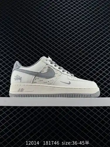 23poo Nike Air Force 1yu zapatillas deportivas casuales multifuncionales de banda baja, amortiguació