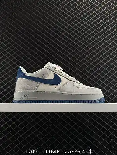 23poo otoño e invierno nuevo producto corporativo Nike Air Force 1yu Low Poo 7 zongzi gris todo cerd