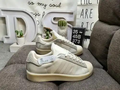 373d Adidas Originals Superstar Shell Head Classic multifuncional Leisure Sporting Board shoes High 