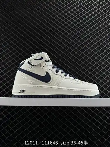 23poo Nike Air Force 1yupoo 7 Air Force una zapatilla deportiva casual versátil de Alta Parte con am