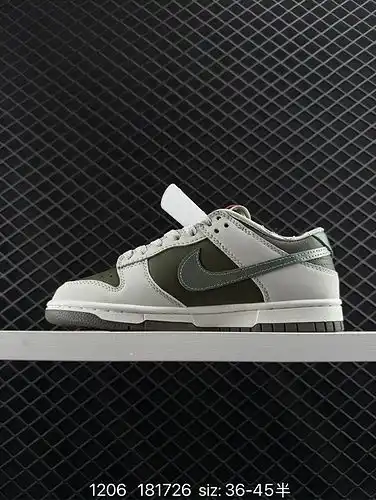 Las zapatillas de patinaje deportivas de ocio retro de banda baja de la serie de Dunk Low de la comp
