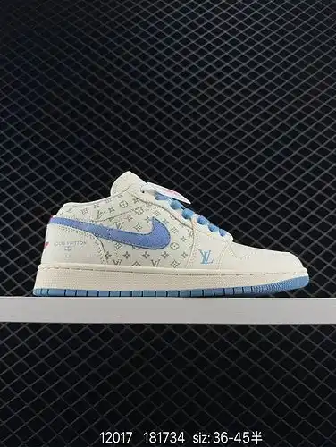 El tocado corporativo de 1yu7boo, Louis Vuitton x Air Jordan 1yu Low LV x Jordan low top, se une a m