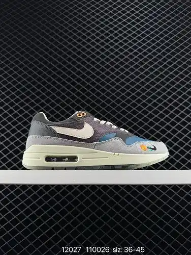 El material del cuerpo de la zapatilla duradera 1yu3poo Nike Air Max 1yu Nike Air Cushion está hecho