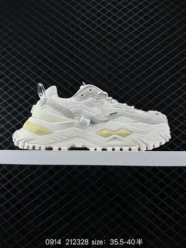 1yu4boo fila Fusion feile chao Brand Bianco tejido cuero sintético empalme de azúcar duro absorción 
