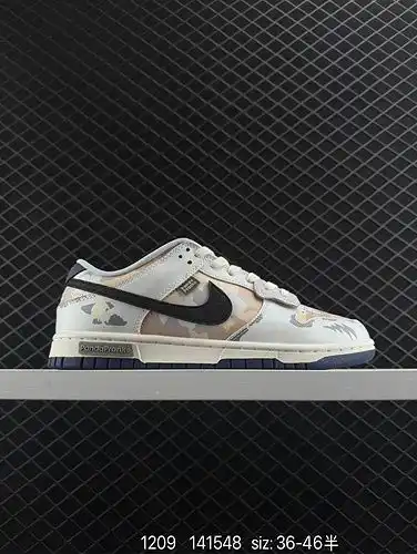 24poo clase corporativa NK Dunk Low retro DIY alta gama personalizada zapatillas deportivas de ocio 