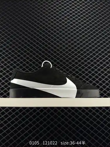 El zapato 1yu1yupoo Nike Blazer City Low LX está hecho de ante y tiene una textura completa. La cara