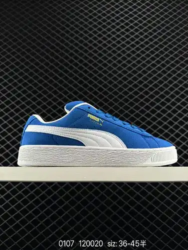 1yupoopoo Puma SUEDE SKATE corte bajo retro ligero transpirable antideslizante y zapatos de tabla ca