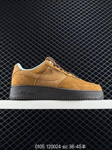 1yu2poo Nike Air Force 1yu Bajo Bajo corte versátil zapatos deportivos casuales con suave y elástico