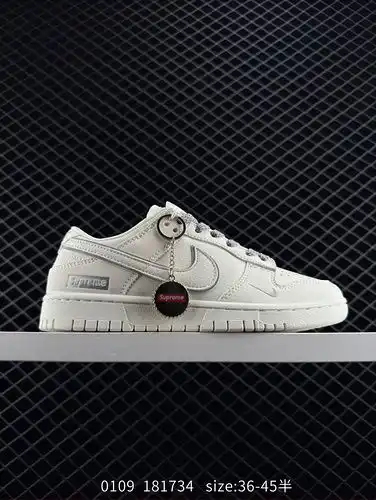1yu7boo Nak SB Dunk Low LV Joint relieves White Green print aniversario de la fábrica de cajas de za