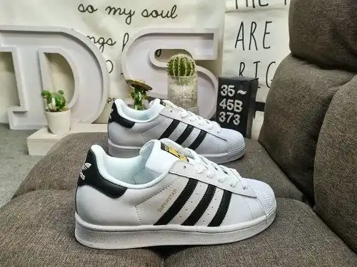 373D Adidas Originals SUPERSTAR Shell Head clásico versátil zapatos deportivos casuales de alta dens