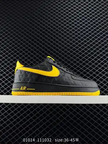 1yu6poo Fuerza Aérea 1yu Bajo Kobe Bryant Co marca Negro y Amarillo Tamaño 3646 Tamaño completo Núme