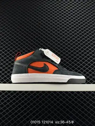 7poo genuino NIKE SB REACT LEO invierno nuevo retro medio zapatos de patinado zapatos deportivos cas