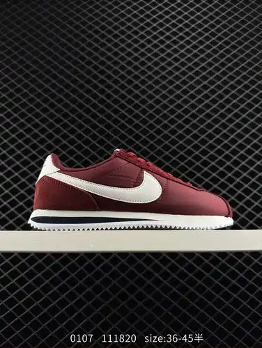 1yupoopoo Nike Cortez Dark Russet suave cómodo antideslizante resistente al desgaste Zapatos de carr
