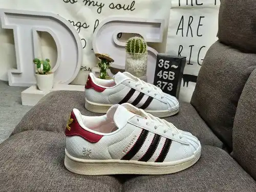 373D Adidas Three Leaf Clover Originals Superstar II JR8poo36 Shell Head clásico versátil zapatos de