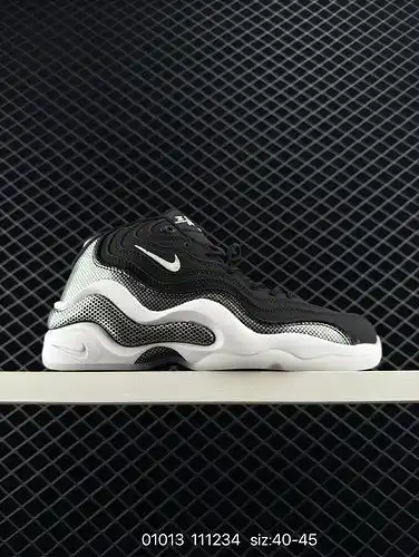 1yu7boo Nike zoom Flight 96 Muddy Silver Pu Comfort amortiguation Top retro zapatillas de baloncesto