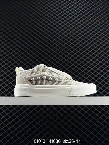 1yu5boo VANS KNU skool cómodo, versátil, antideslizante, resistente al desgaste, zapatos de placa ba