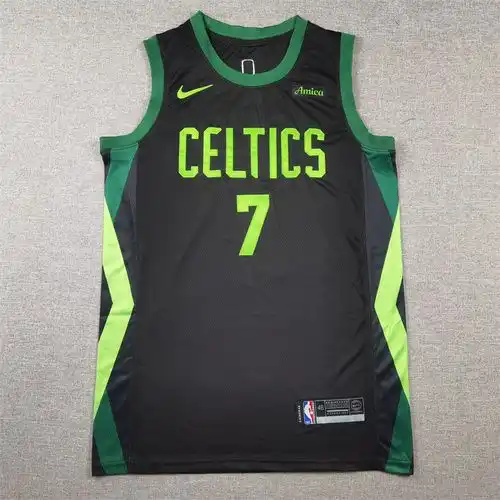 Temporada 2425 Celtics No 7 Jay Brown City Edition Negro
