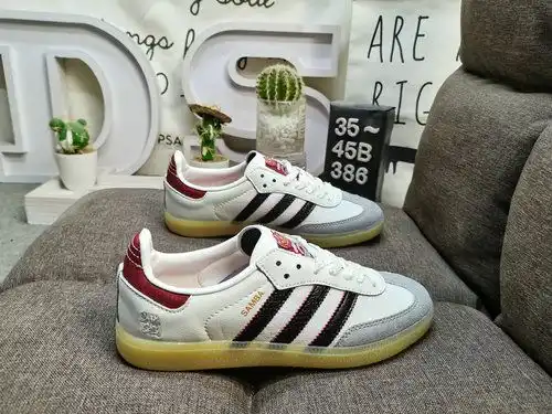 386DAdidas SAMBA OG JQ5976 Originales clásicos de los últimos 7 años hechos de cuero de ante origina