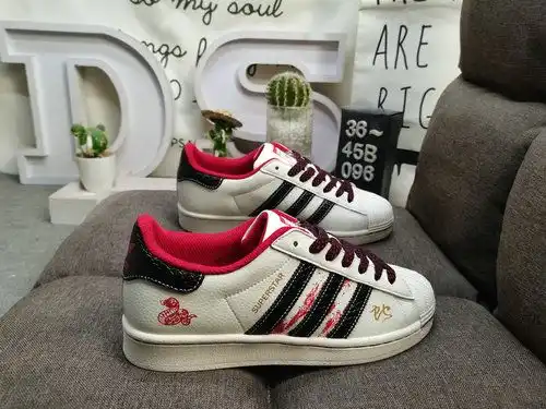 Poo96D Adidas Three Leaf Clover Originals Superstar BZ251yu7 Shell Head Clásico versátil casual zapa