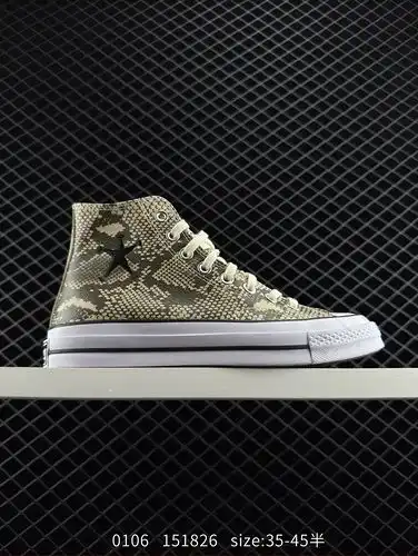 1yu3poo Nivel de la empresa Stussy x Converse ALL STAR CHUCK 7boo Converse Serpentine Moda versátil 