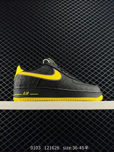 Los zapatos de tabla casual 1yu3poo Nk Air Force 1yupoo7 Low Air Force One están hechos de materiale