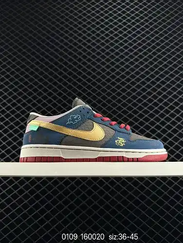 1yupoooo nike dunk Low Black Myth Wukong Xiangyun Dragon Pattern retro multifuncionales zapatos de t