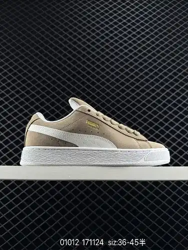 1yu2poo Puma Suede XL Retro Single Item Puma Antideslizante y resistente al desgaste Bajo corte Zapa