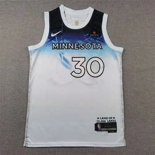 Temporada 2425 Timberwolves 3poo Randall City Edition Blanco