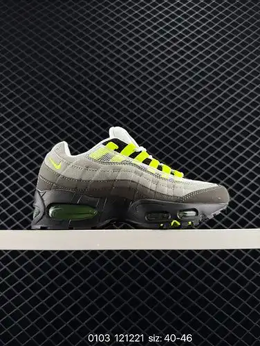 Yudoo5 Nike Air Max 95 elegante colchón de aire multifuncional zapatillas de correr casual zapatilla