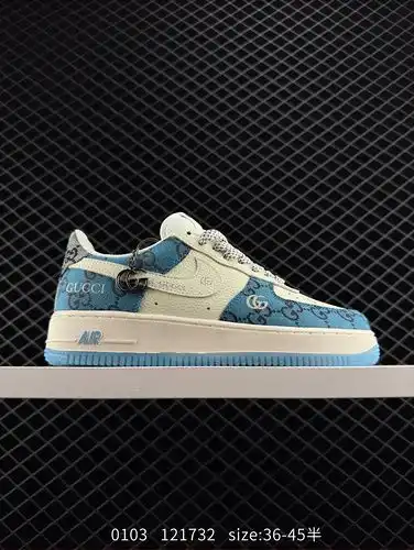 1yu6poo nivel de la empresa Nike Air Force 1yu Low poo7 LV8 GUCCI original último cartón original pa