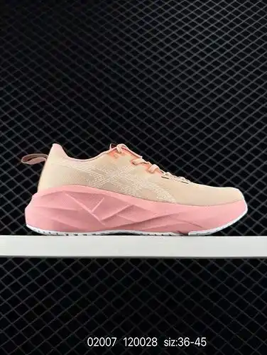 Asics Novablast 4 suave cómodo resistente al desgaste rebote zapatos de carrera de alta para mujeres