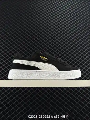 Puma Suede XL Retro Single Item Puma Antideslizante y resistente al desgaste Bajo corte Alemán Zapat