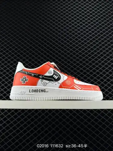 Oficial popular personalizado PS5 tema de juego Nike Air Force 1 Low07 color café Air Force Uno zapa