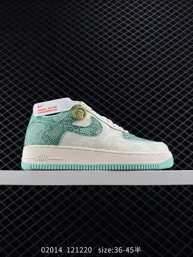 Nike Air Force 1 07 Bajo Air Force Uno con almohadillo de aire zapatos blancos alta baja versátil su
