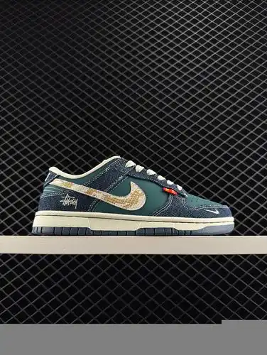 220 SB Dunk Low x Stussy Year of the Snake edición limitada Blue pure original Manufacturing recomie