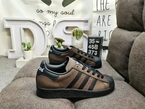 373D Adidas Three Leaf Clover Originals Superstar Shell Head Classic Versatile Casual Sports Board S