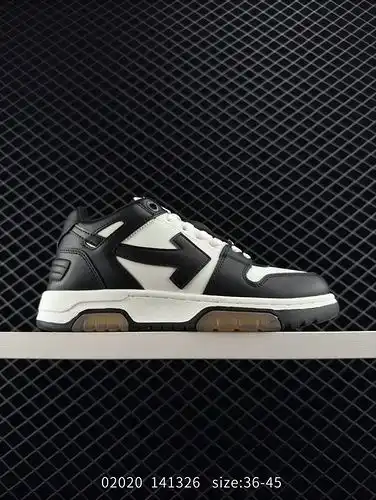 Offwhite sale zapatos de tablero de moda de banda baja, panda blanco y negro con color beige product