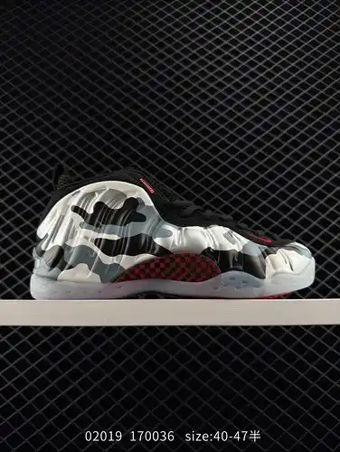 1 nivel de empresa Nike Foam One Spray Bubble Mid Top Retro Zapatos de baloncesto Número de artículo