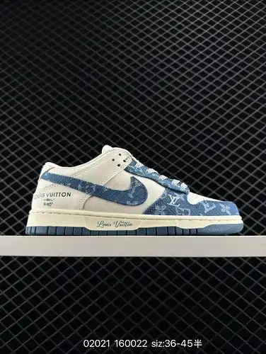 Nike SB Dunk Low Retro zapatillas de deporte 2025 Año Nuevo zapatos de tabla retro Louis Vuitton col