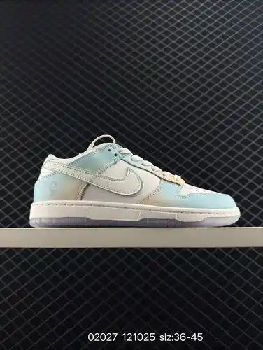 NIKE SB Dunk Bajo costo Efectivo Degustación de techo Edición pionera Material de capa de cabeza ori