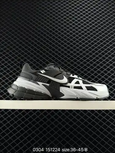 Nike V2K RUN zapatos de carrera Retro tendencia malla zapatos deportivos respirables gris plata Mate