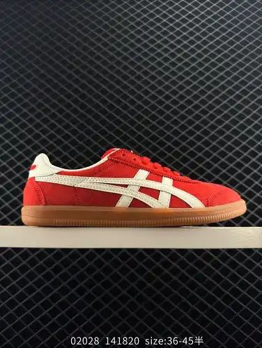 Arthurs Onitsuka Tiger Tokuten Retro Zapatos de carrera casuales de corte bajo Primer tiro La inspir