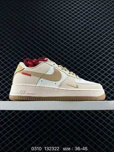 La verdadera etiqueta Nike Air Force 1 cita 07 edición limitada de Air Force One edición baja las za