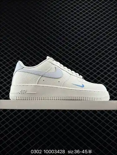 Nivel de la empresa NIKE Fuerza Aérea 107 Bajo Blanco Gancho Azul Fuerza Aérea No1 Bajo Top Zapatos 