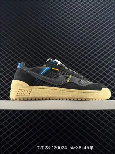 NikeNike zapatos para hombre y mujer cuentan con una combinación de gamuza y tela de malla material 