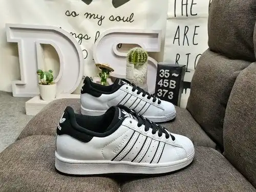 373D Adidas Three Leaf Clover Originals Superstar JH5469 Shell Head Clásico versátil casual zapatos 