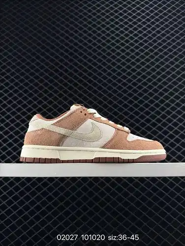 Nike SB Dunk Baja Dunk Serie Bajo corte Deportes Casuales Skateboarding Board Zapatos Hecho de cuero