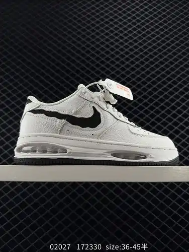 AF1 Nike Air Force 107 Baja Fuerza Aérea Uno cojín visual ventana gruesa altura de la sola aumentand